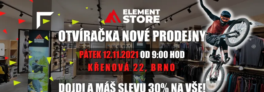 ElementStore tě zve na oficiální otevření!